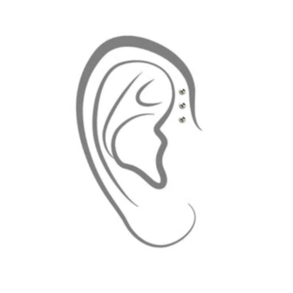 Forward Helix Piercing at The Lash & Brow Room, LLC in Natrona Heights, PA