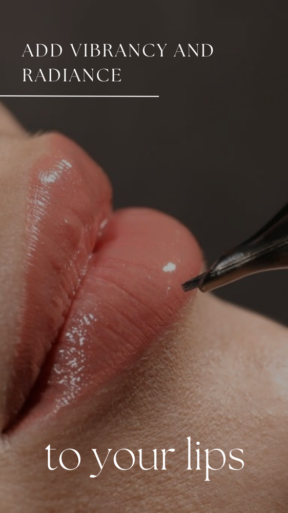 Initial Lip Blushing Touch Up