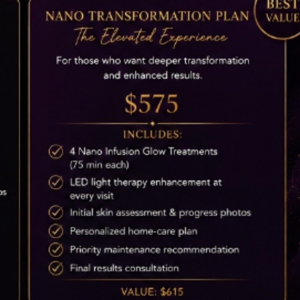 The Nano Transformation Plan at Cassiopeia Aesthetics in Gainesville, FL