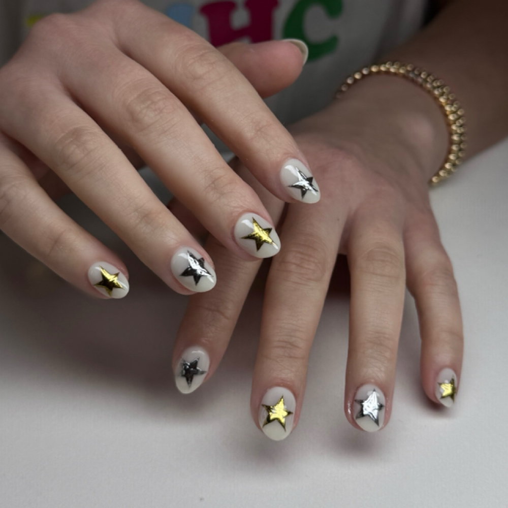 Gel Manicure W/ Design at Esther Nailed It in Bowling Green, KY