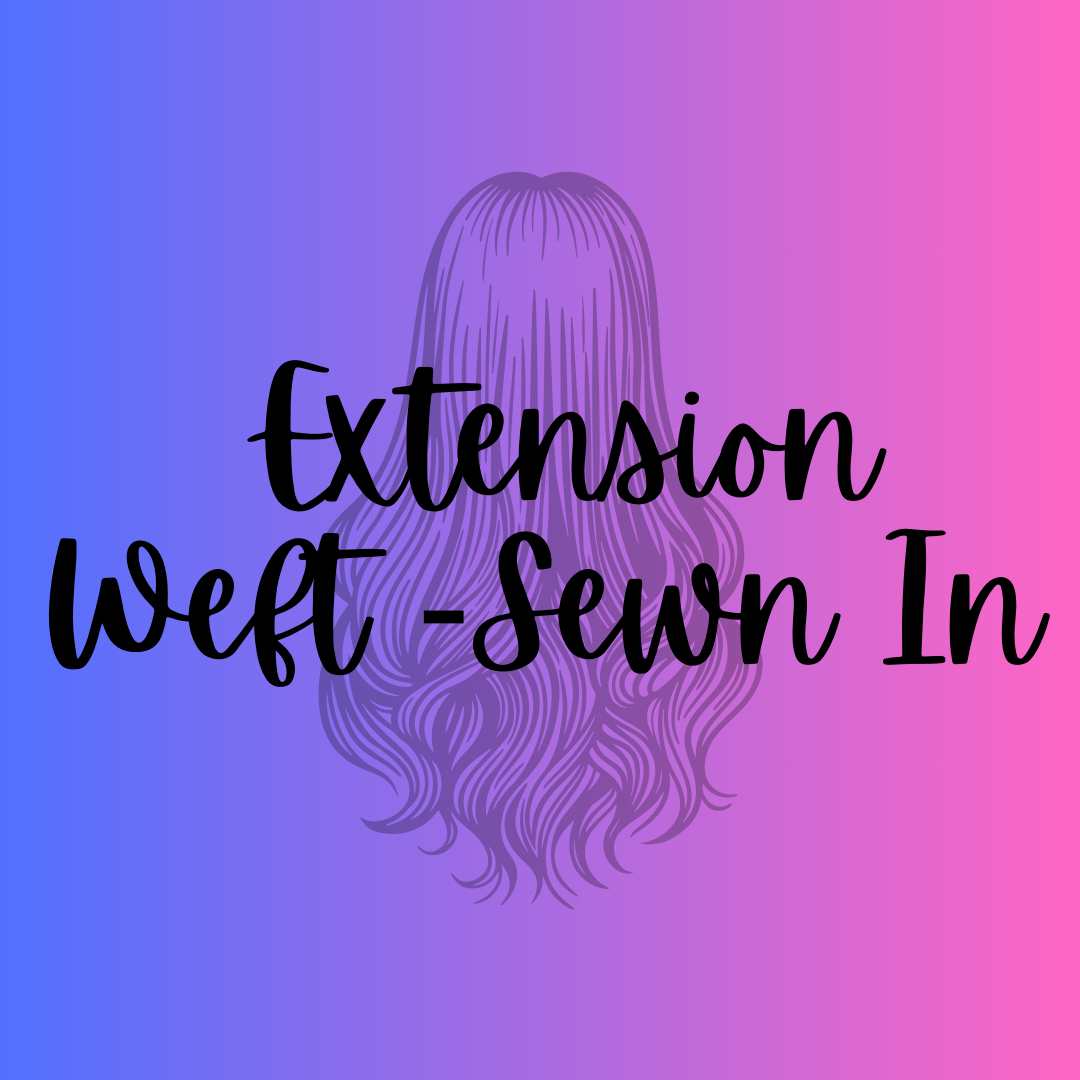 Extension Wefts/Sewn in