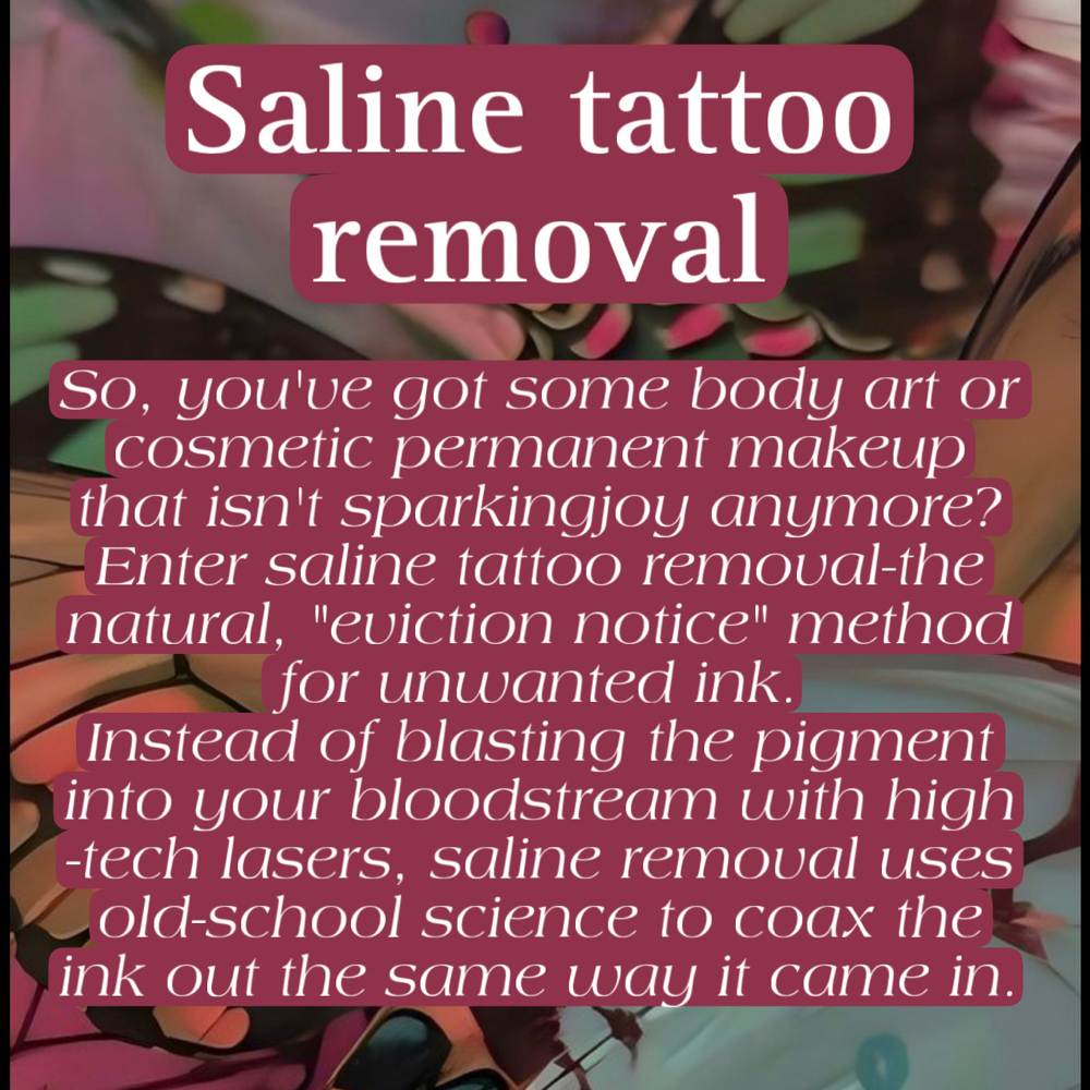 Saline Tattoo Removal at Die Beautiful Beauty Collective in Bremen, GA