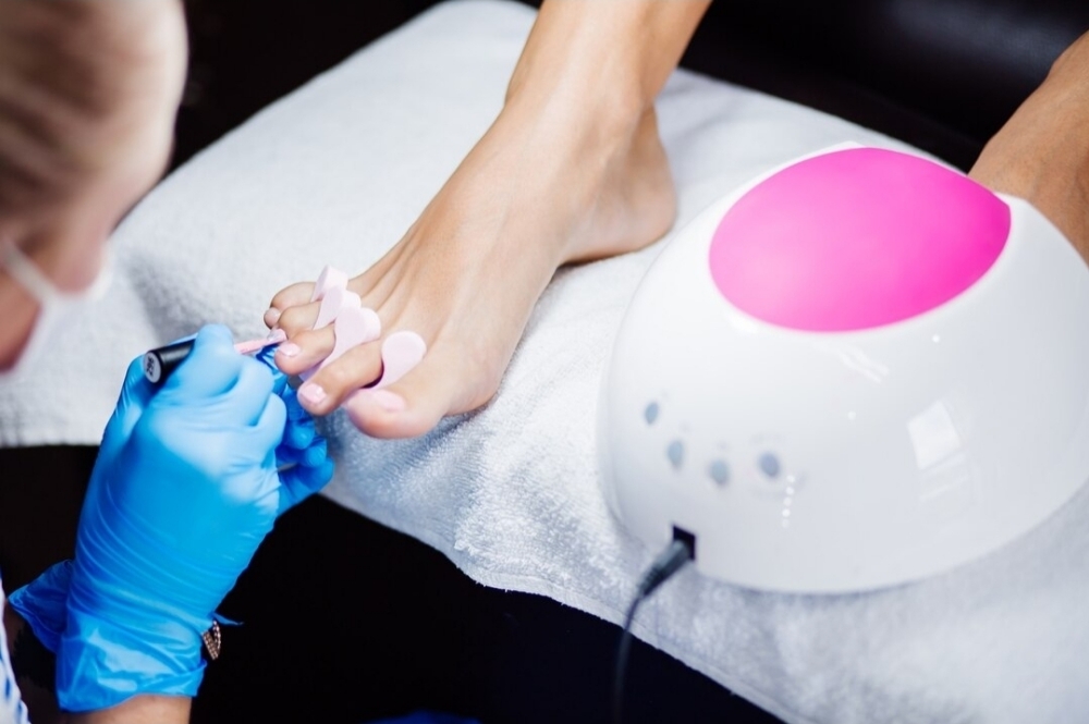 Gel Polish On Toesies