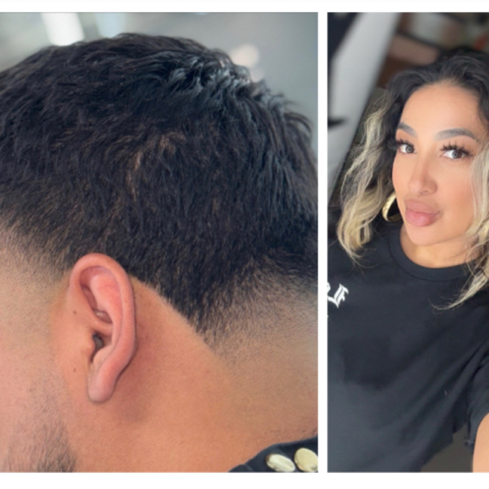 Mens Haircut by Eva at Locals Lounge Barbershop in Tucson, AZ