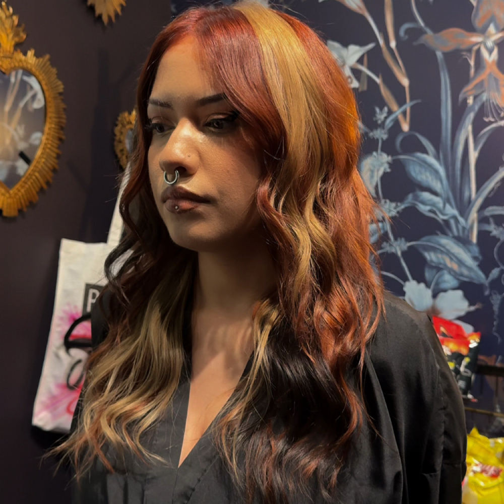 Creative Color Blocks at honeybee hair in Los Angeles, CA