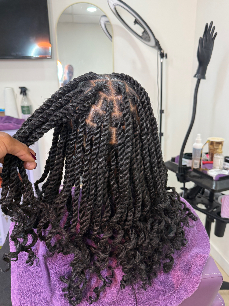 Med. Marley Twists at Tea's Hair Styling Box in Brooklyn, NY