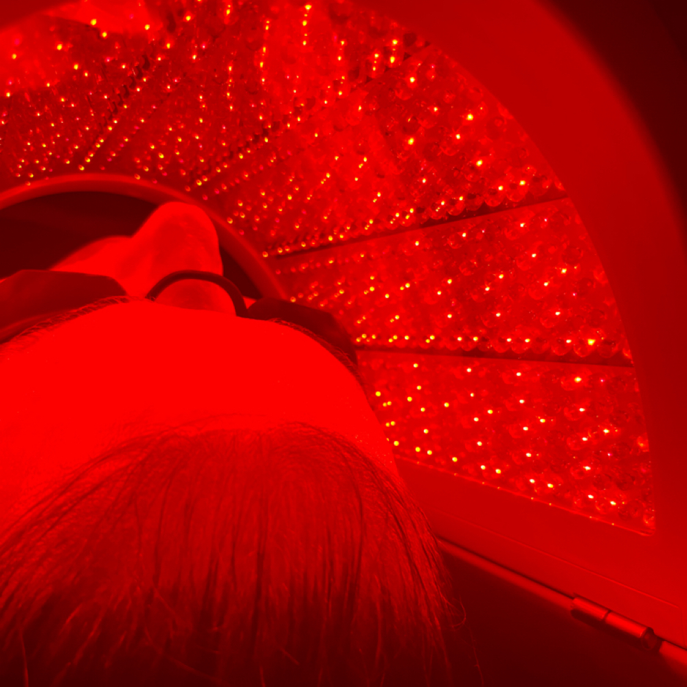 Red Light Therapy Session at Brooke Hall Esthetics in Eddyville, KY