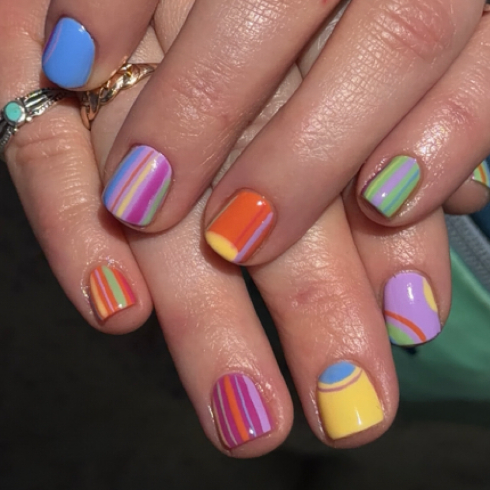 Structured Mani Rebase at Madeline’s Nails in Lakewood, CO