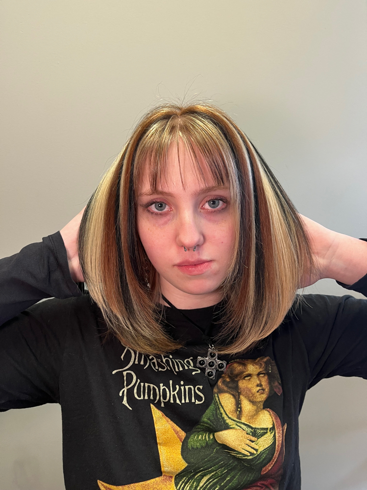 Bang trim at DyeHardCali in Alliance, OH