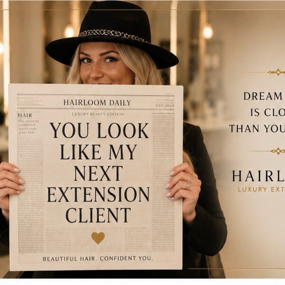 Hair extension at HAIRLOOM in Bentonville, AR