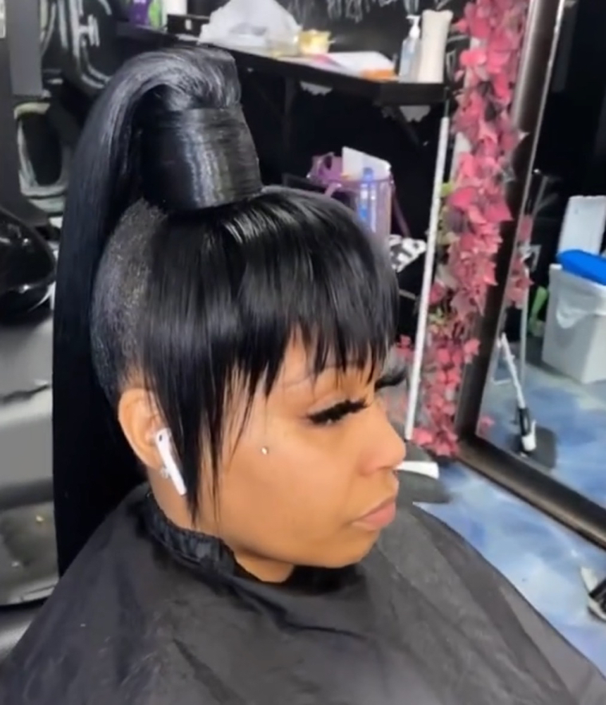 DOPE PONYTAIL W/BANG