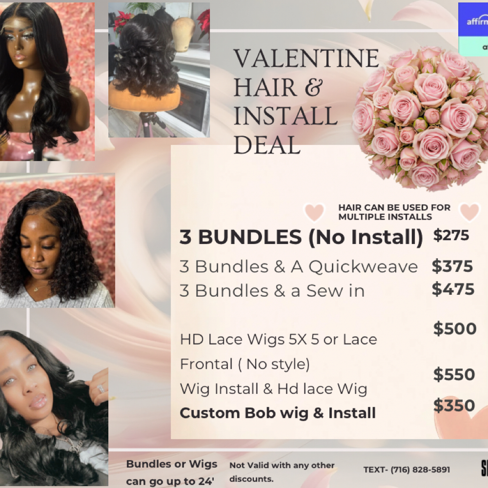 Valentines Deal at SNOW STYLES Salon in Amherst, NY