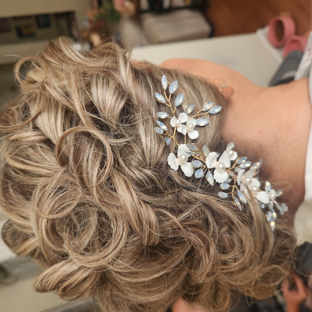 Updo Styling And Bridal Party