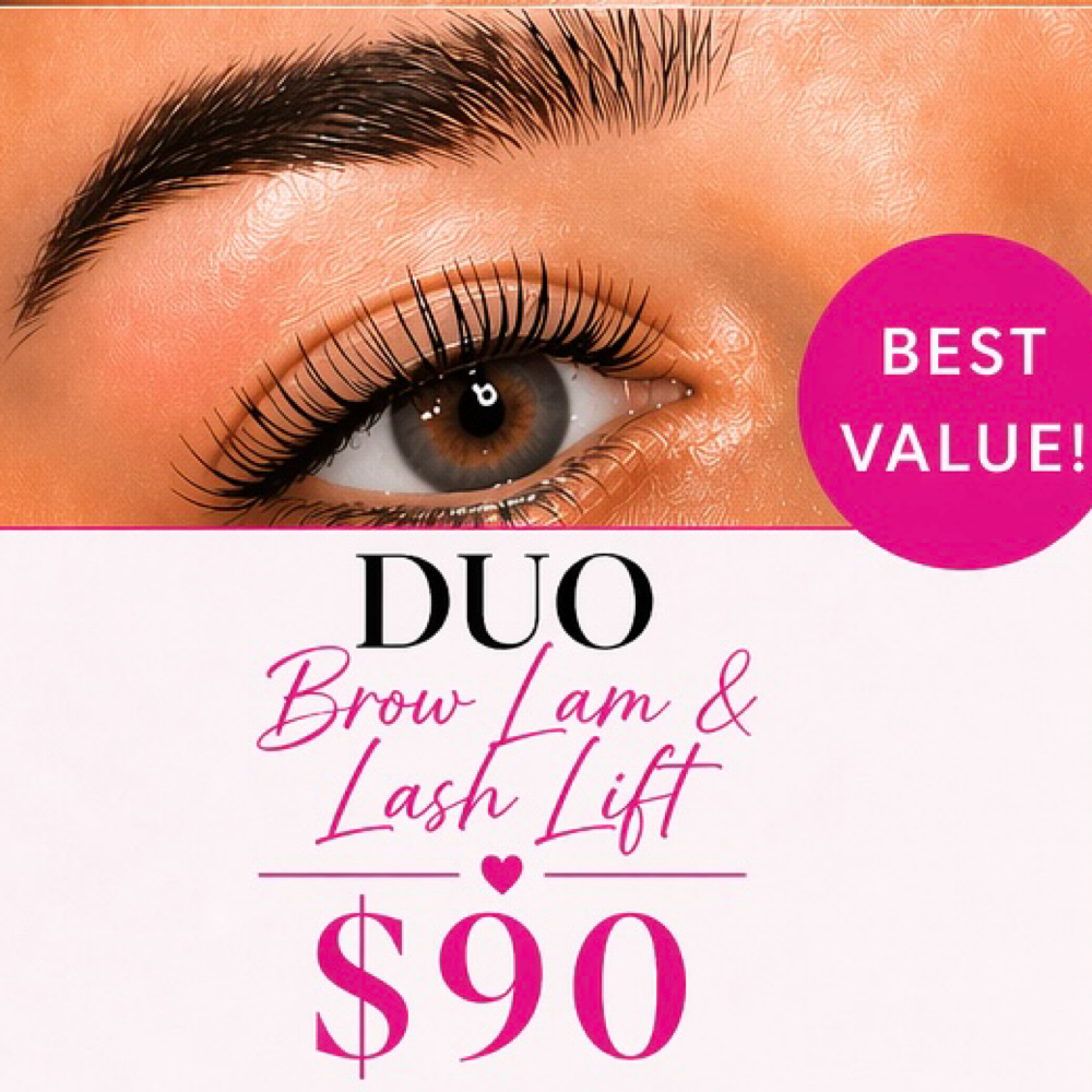 Wednesday Brow Lam/Lash lift at Beyond the Body Studio in Columbia, SC