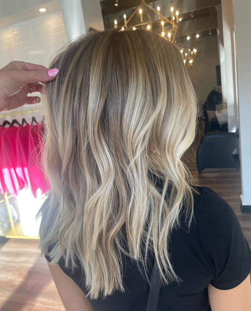 Root Smudge W/ High & Low Lights