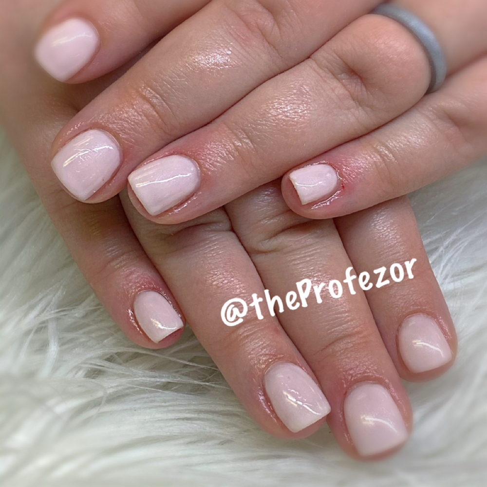 Pink Acrylic Fullset at Stormae Snobby Nailz llc in Sterling Heights, MI