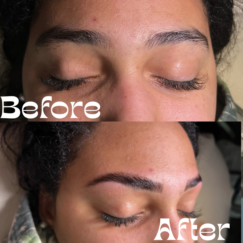 Brow wax at Lash and Glow Beauty Bar in Foley, AL