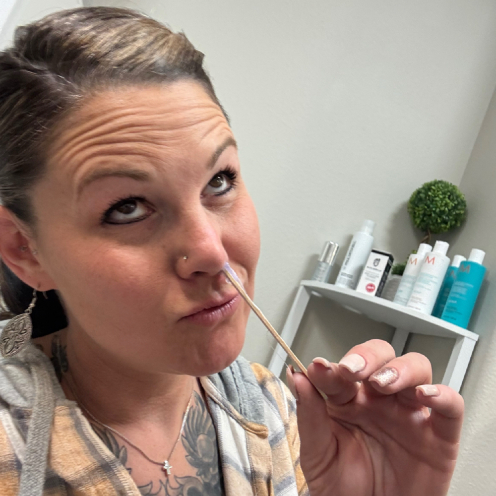 Nostril Wax at Sarah’s Hair Studio in Longmont, CO