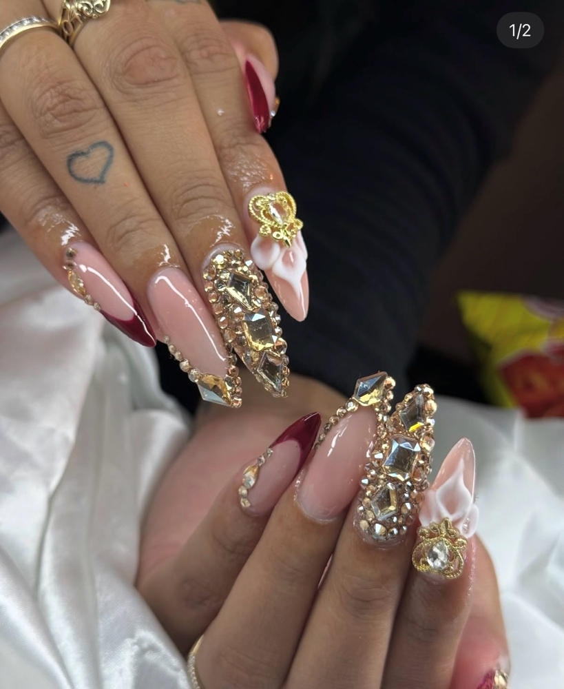 Long Gel-x at Anas beauty bar in Louisville, KY