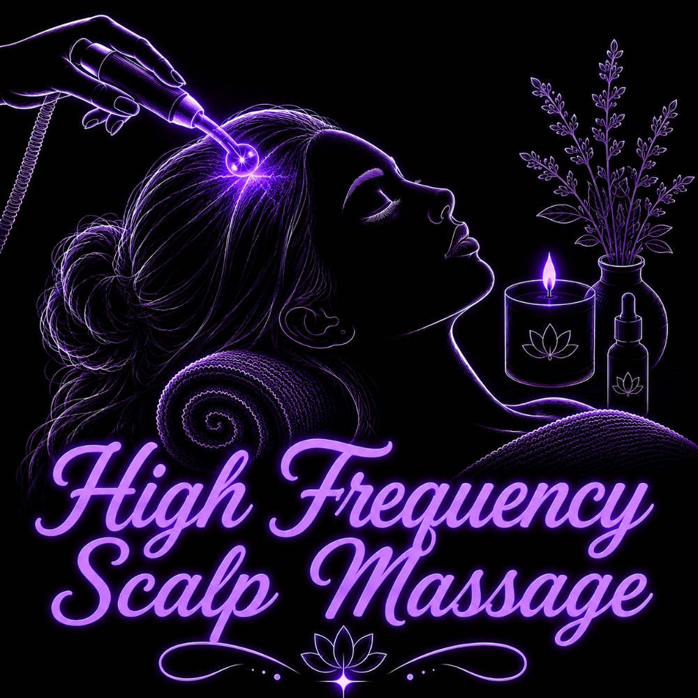 High Frequency Scalp Massage at Serenity Glow Esthetics in Texas City, TX