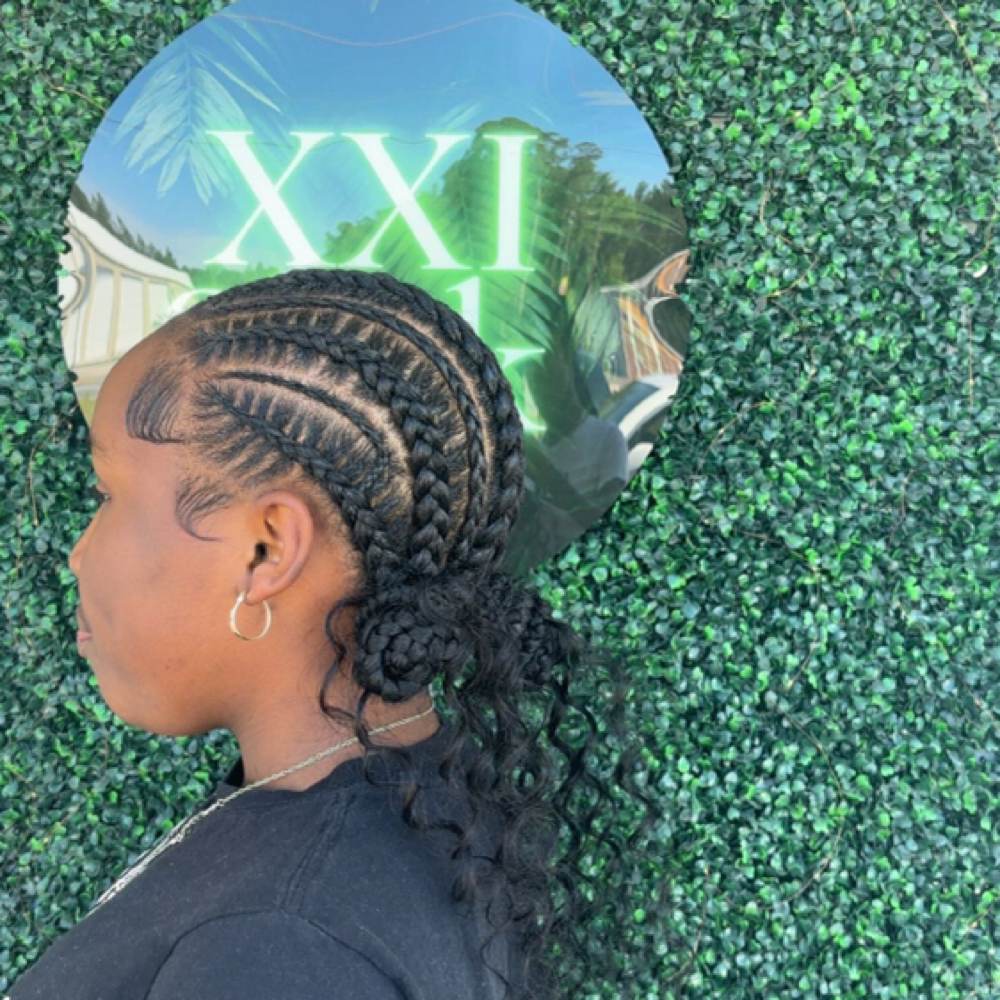6 Stitch Braids at XXI Shēk Hair Co. in Kingsland, GA