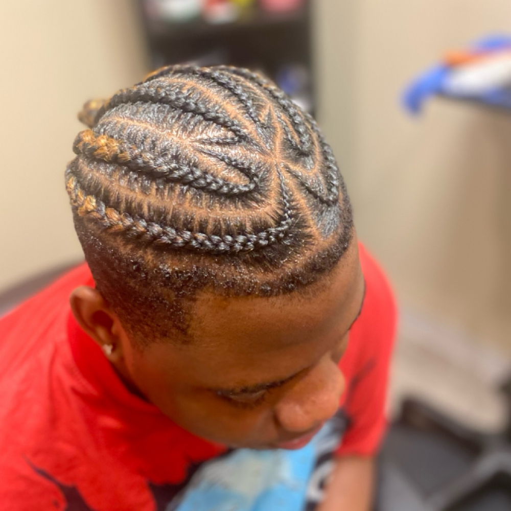 Man Bun Braids at Roots To Ends in Columbus, OH