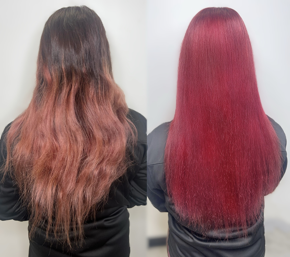 One Session Hair color