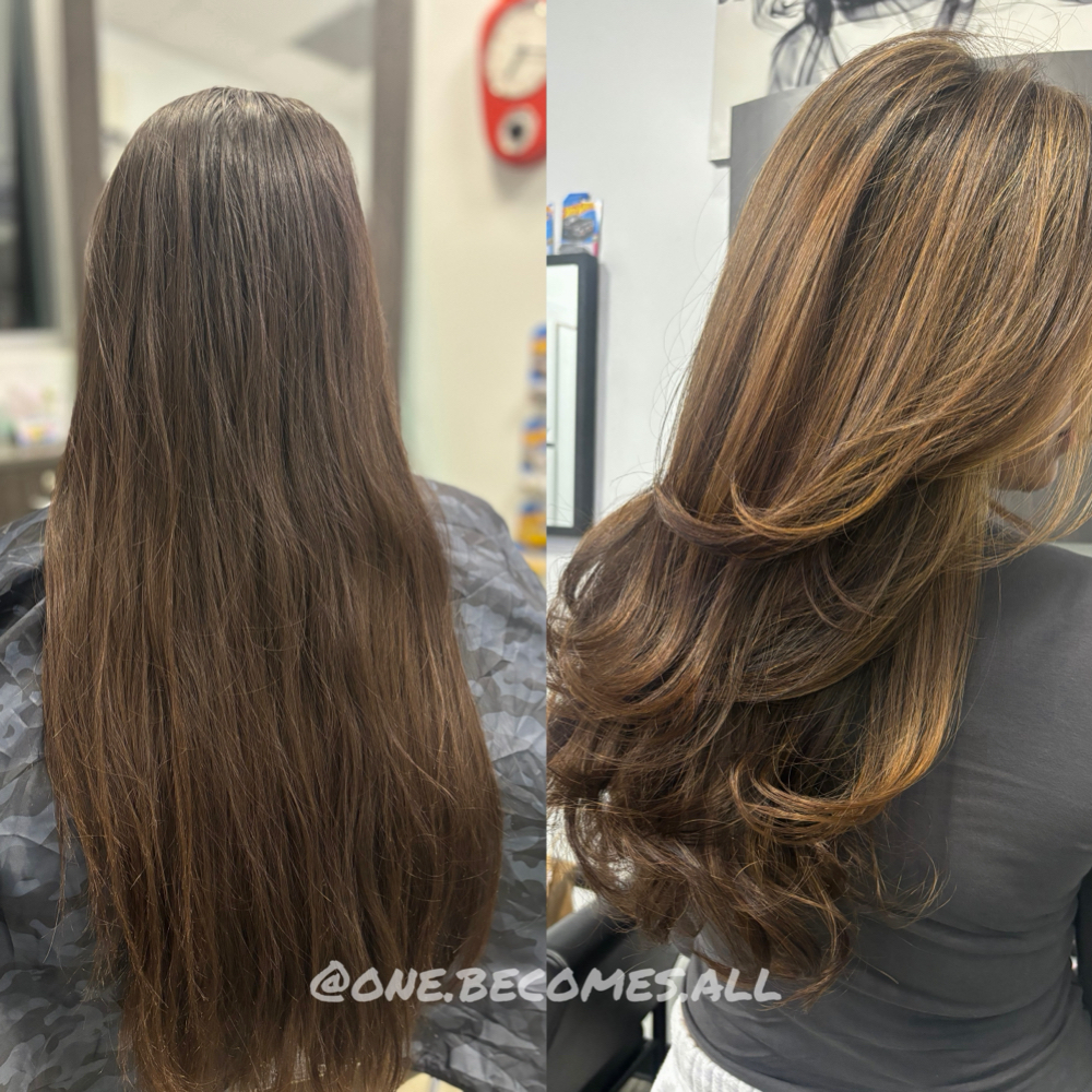 ✨Full Highlights + K18🧬 at Blades & Beauty LLC in College Park, MD