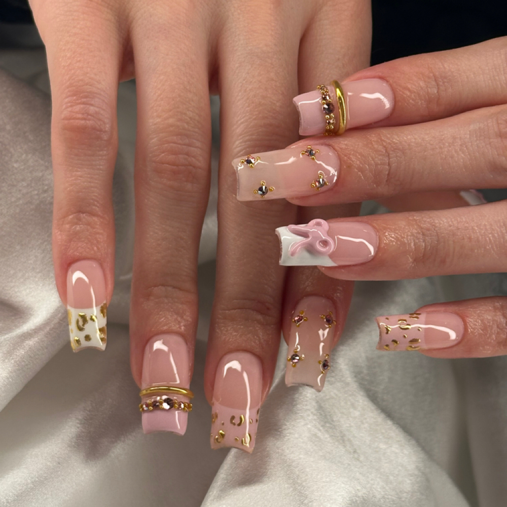 Swarvorski Crystals (some) at NailsByKaren LLC in Madison, WI