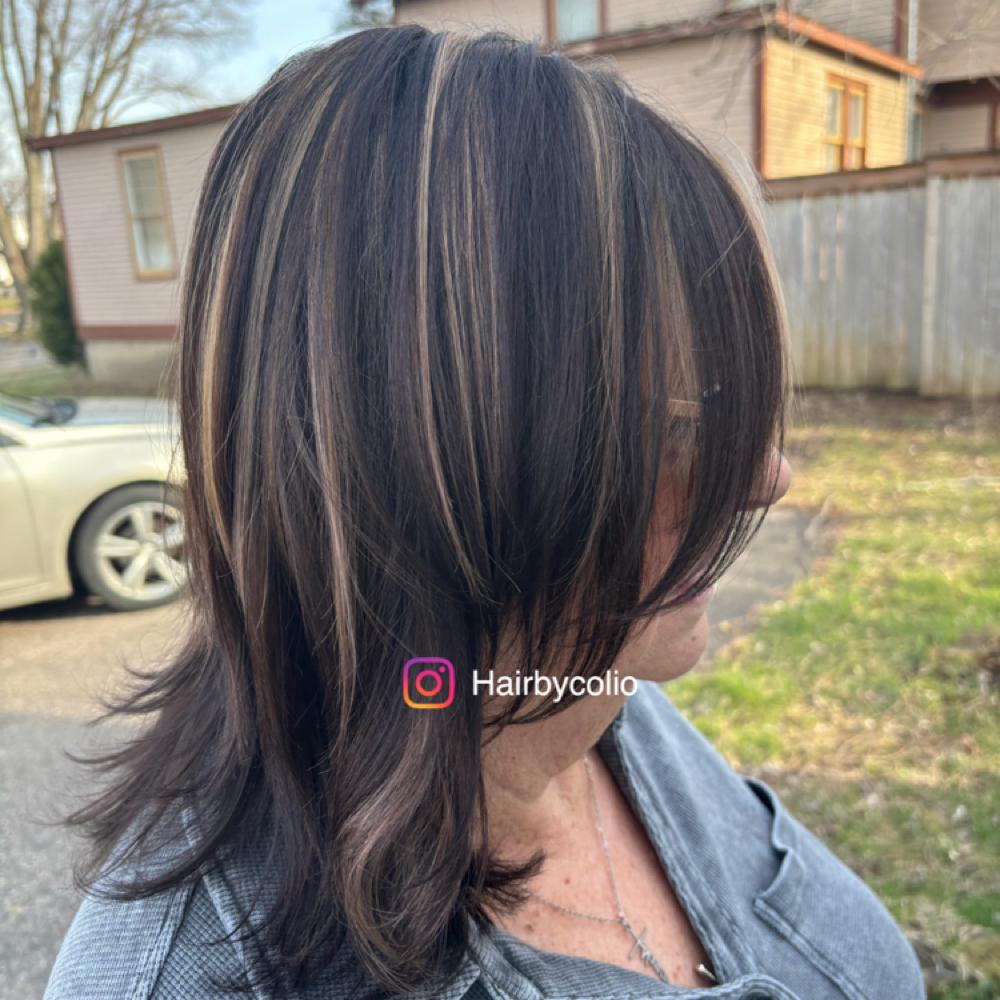 Partial Custom Color at Wynter Willow Salon in Baraboo, WI