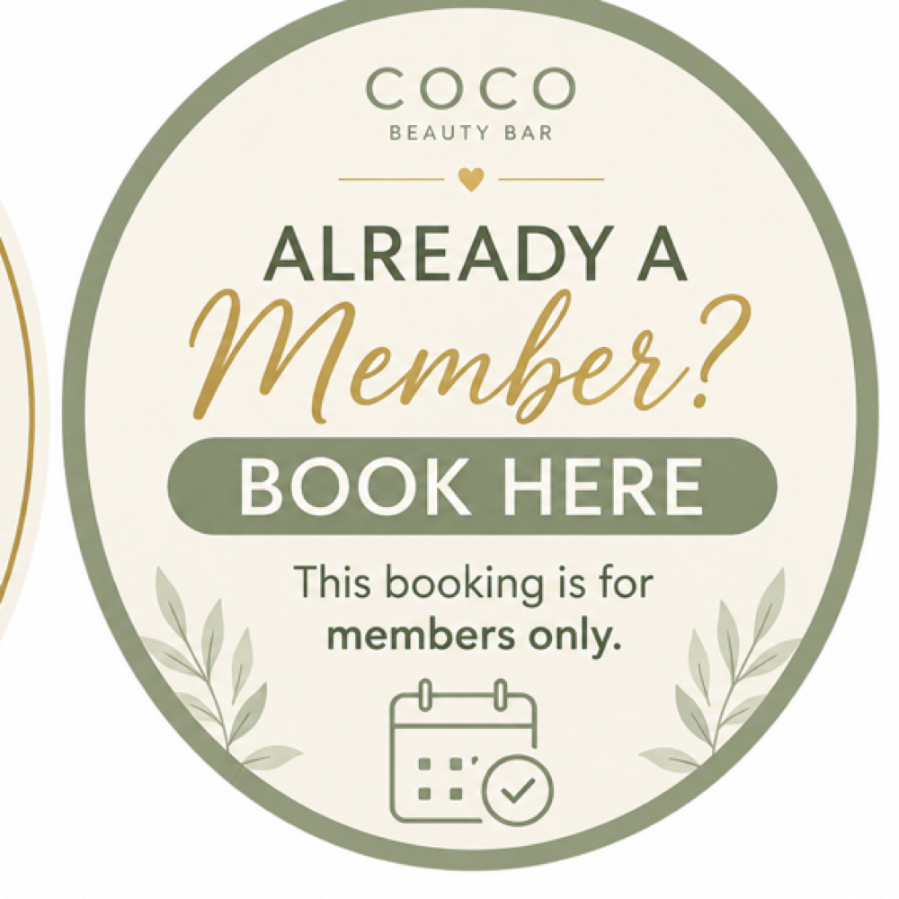 Self-Care Membership Book Here at COCO BEAUTY BAR in Alpharetta, GA