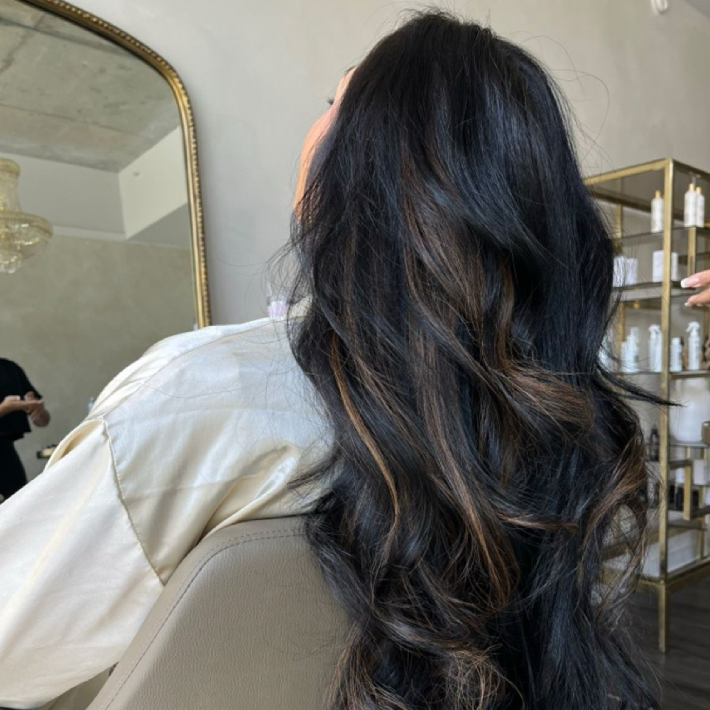 Balayage Pieces, Wide at Deanna at Royalty Hair Studio in Shreveport, LA
