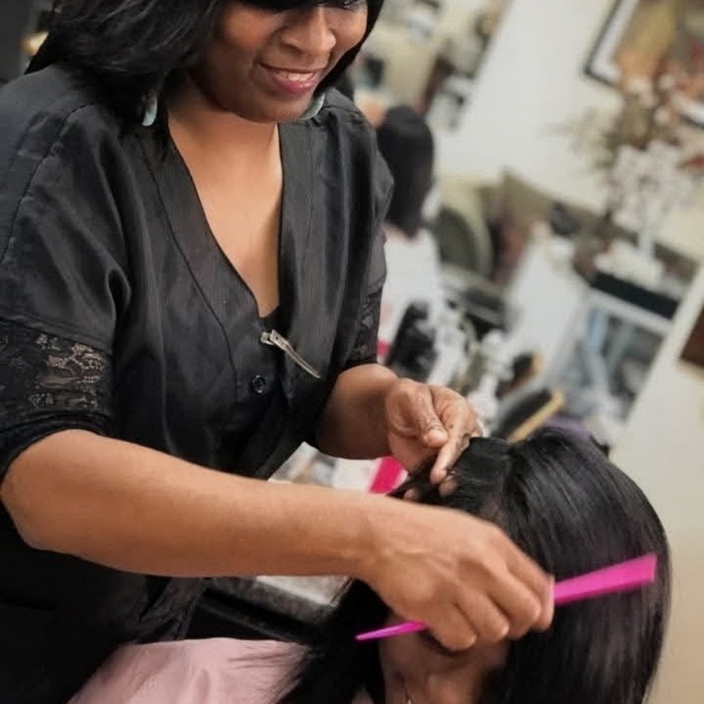 Shampoo & Style (Relaxed Hair) at Pamper Me Salon & Spa Ste in Georgia, GA