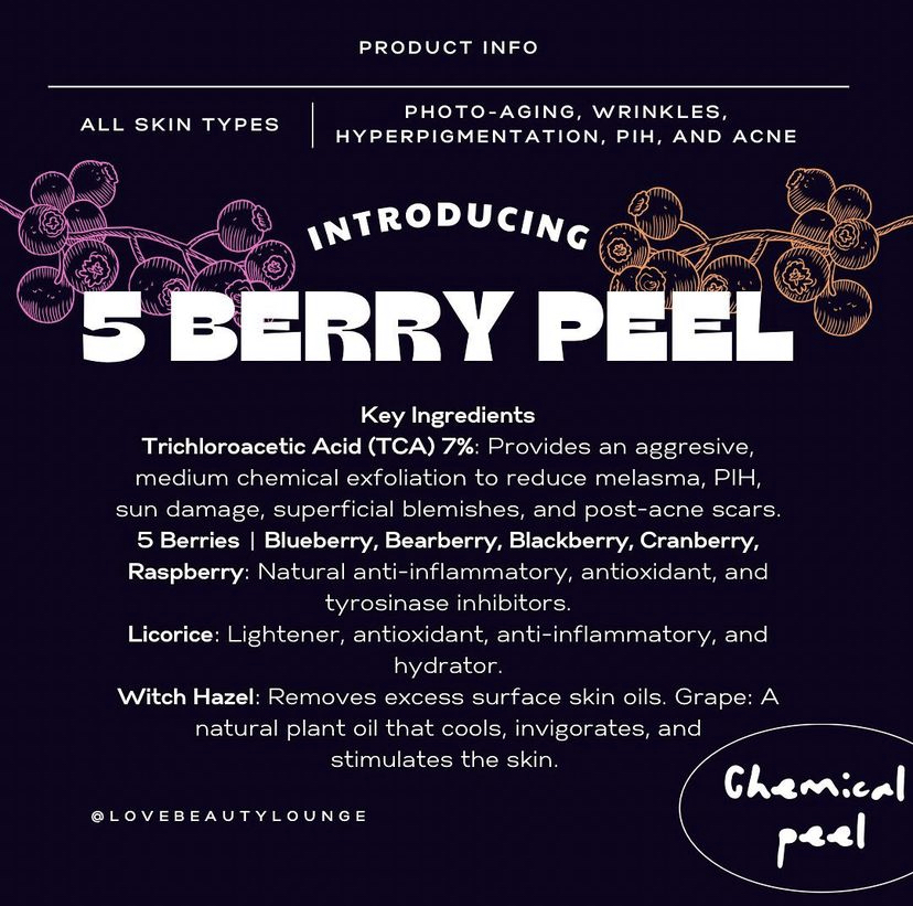 5 Berry Peel Facial