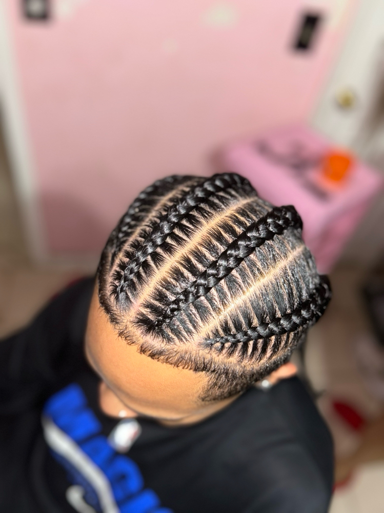 4 Braid Cornrows
