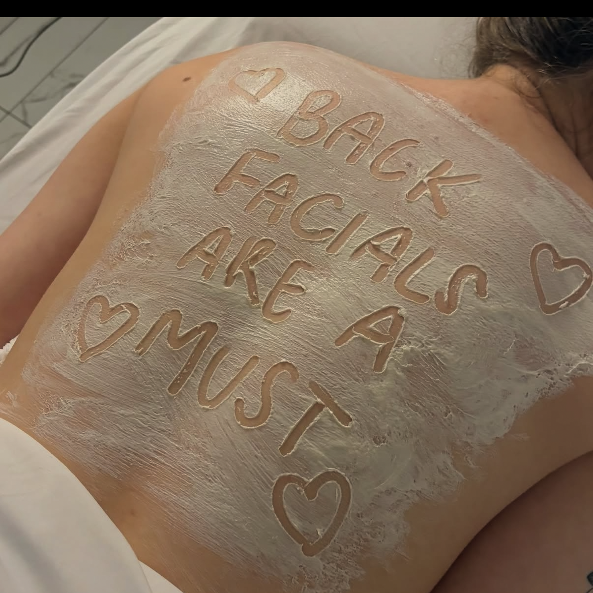 Back Facial treatment at Esthetics With Michaela in Vidalia, LA
