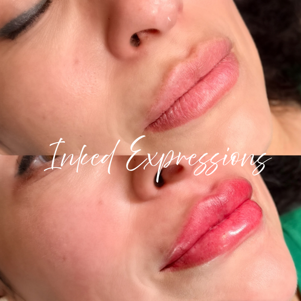 Lip Blushing at Inked Expressions in Gainesville, TX