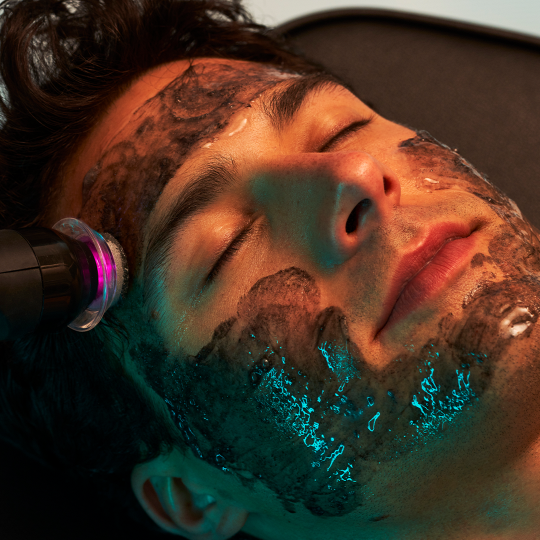 Men Facial Oxygenation Glo2 at JENNVIE Med Spa in Westport, CT
