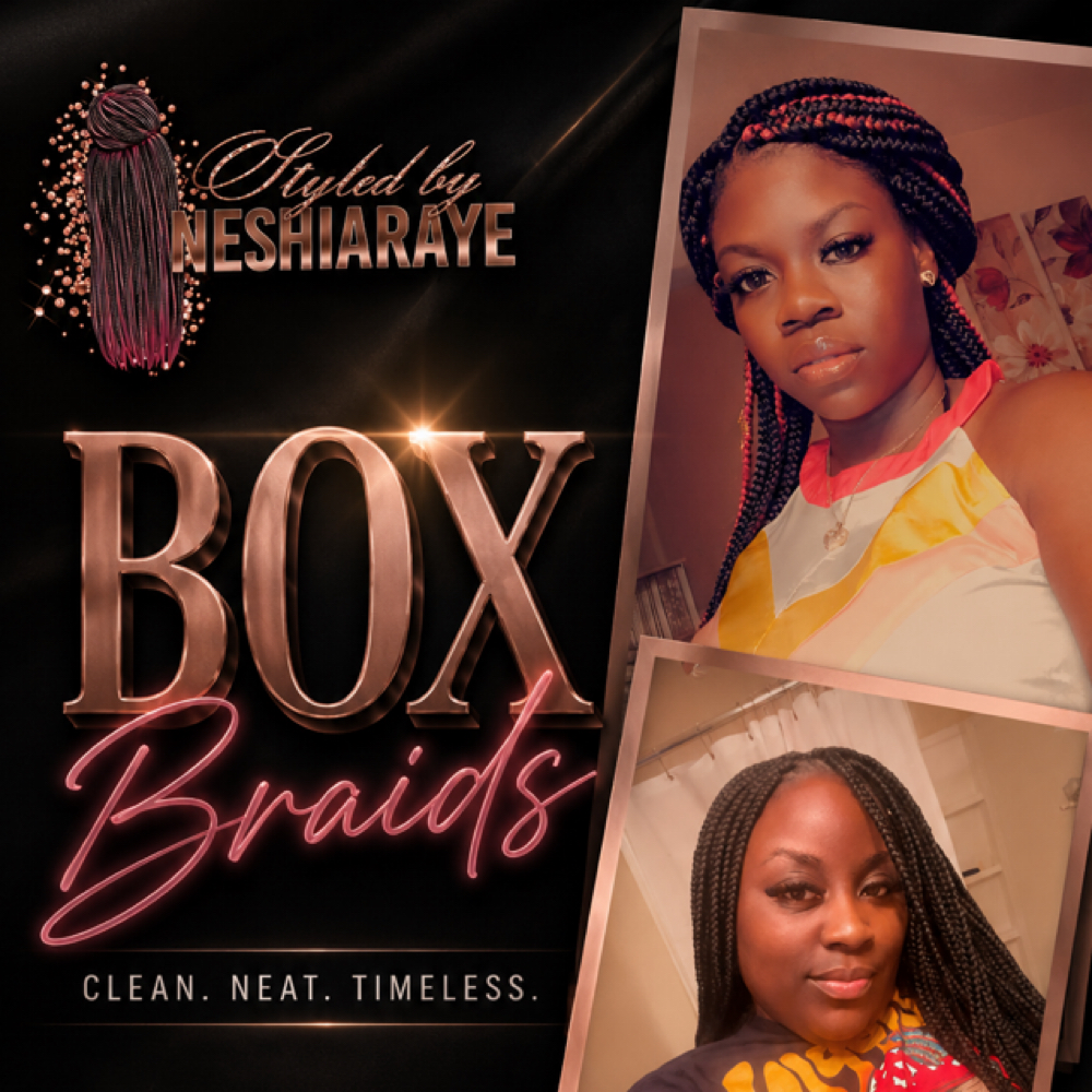Traditional Box Braids at StyleByNeshiaRaye in Moncks Corner, SC