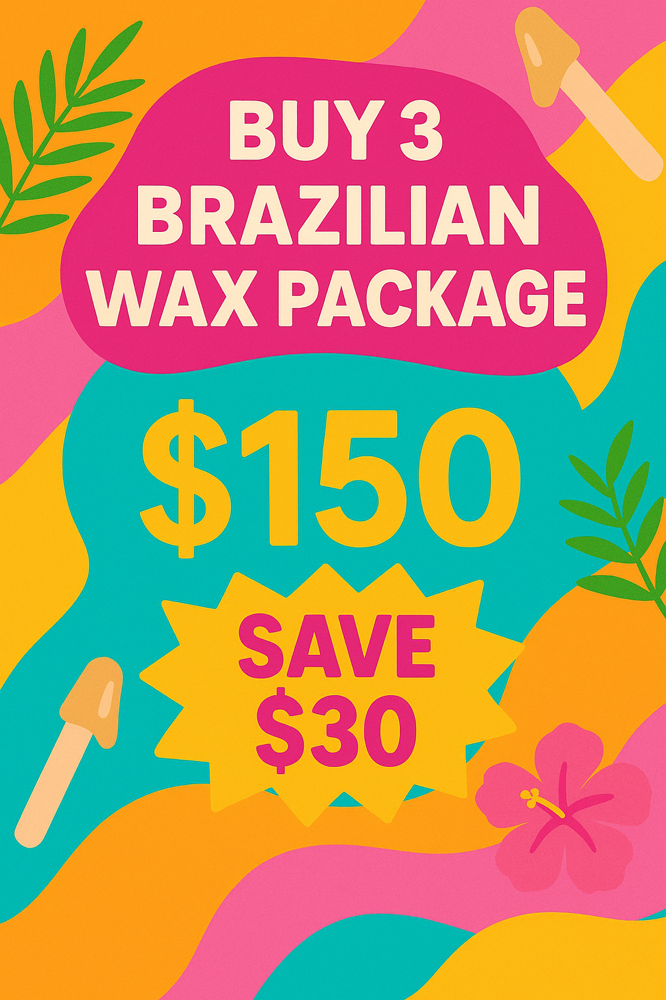 Buy 3 Brazilian wax Package