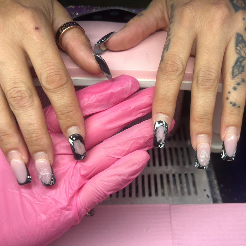 Long Acrylic Fill In at Abbi’s nails & tats💕 in Milan, TN