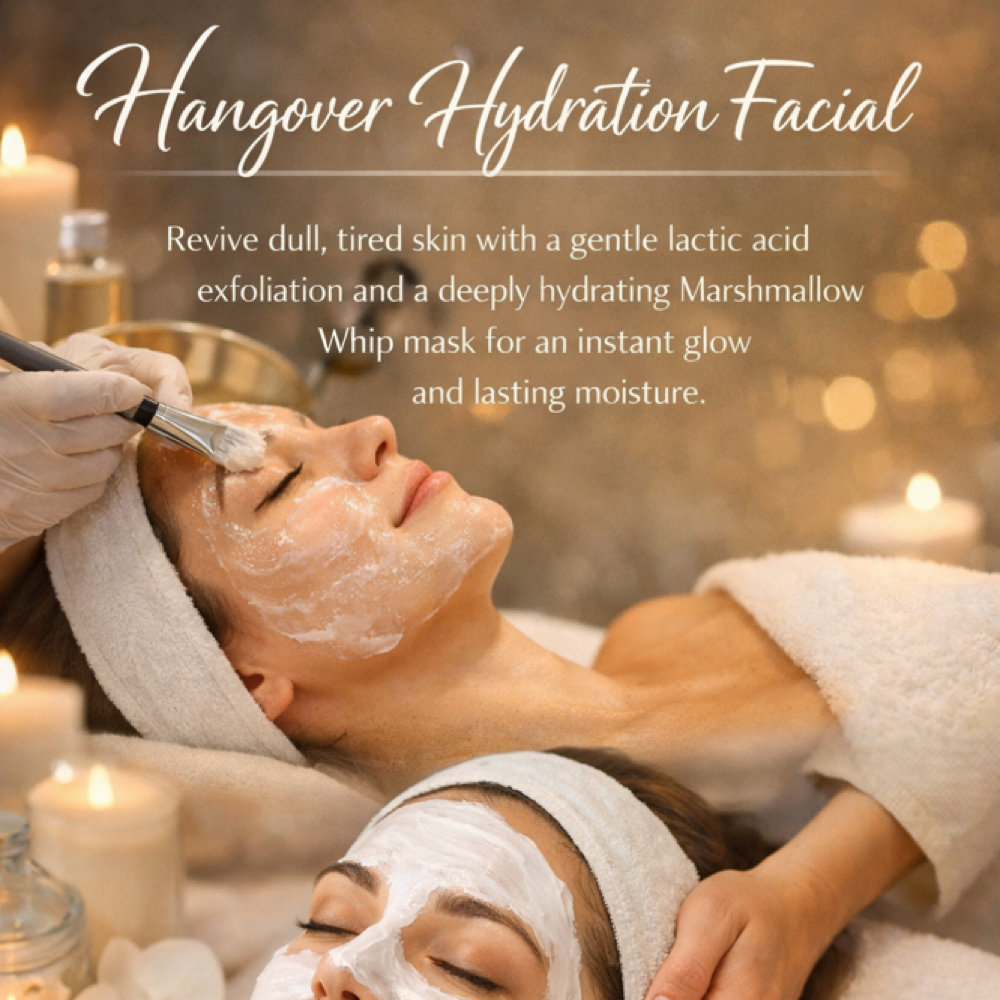 Hangover Hydration Facial Special at Radiant Glow Esthetics By Maddie in Hartford, WI