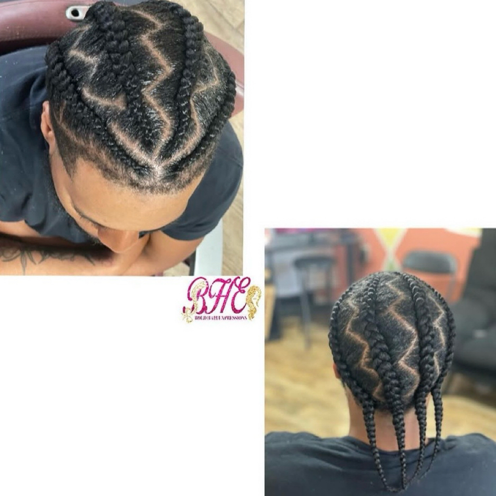Men Braids at Erica Sam in Opelousas, LA