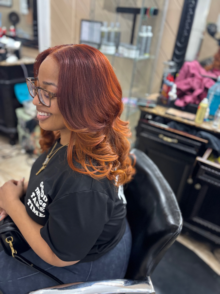 Quick Weave With Lace Closure at A&K Plush Hair in detroit, MI