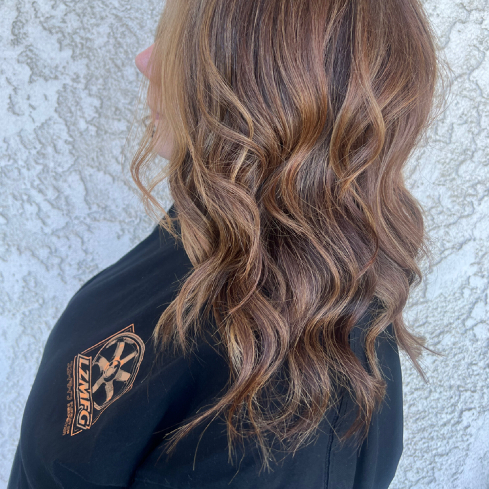 Partial Highlight/ No Base Color at Apes Hair Art in Riverside, CA