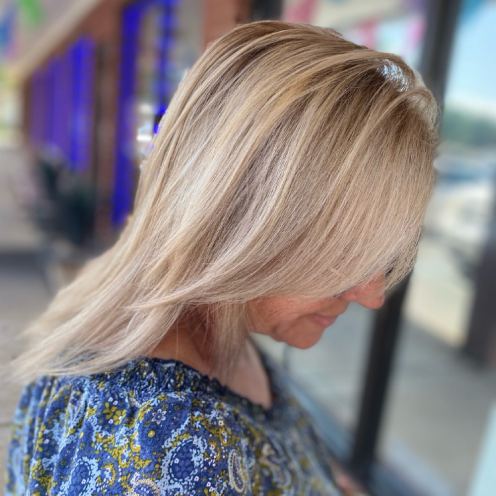 Full Highlight + Gray Coverage at Expressions Salon & Studio in Anniston, AL