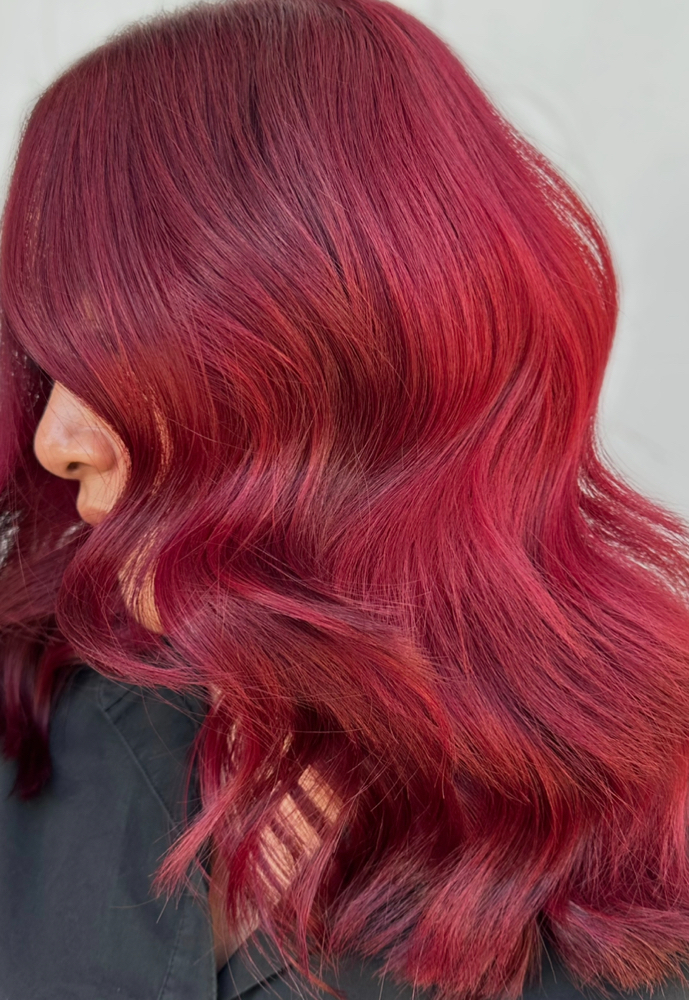 Color correction at Hair Canvas Studio in Bristol, RI