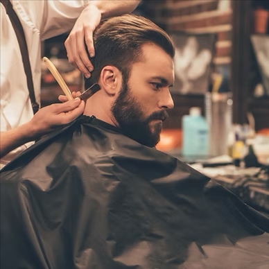 Men's Haircut at McNamee Studios in Whitefish, MT