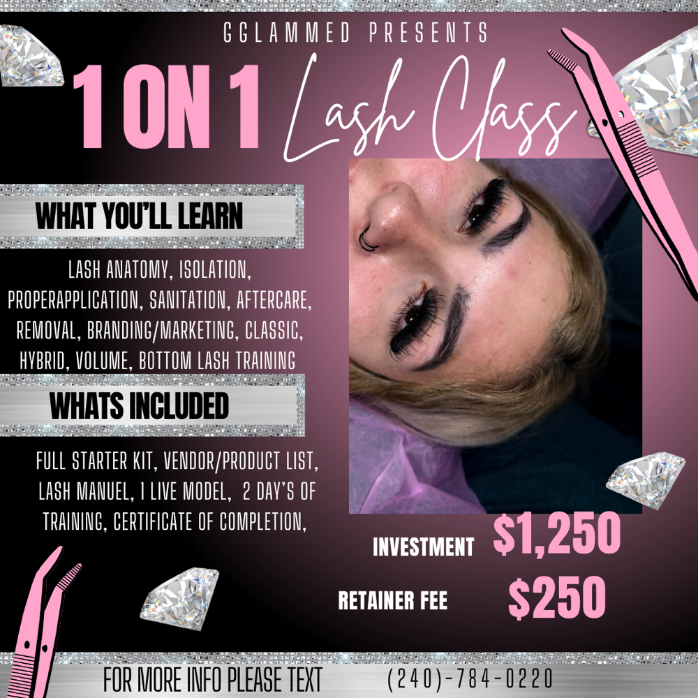 EYELASH TRAINING COURSE!!
