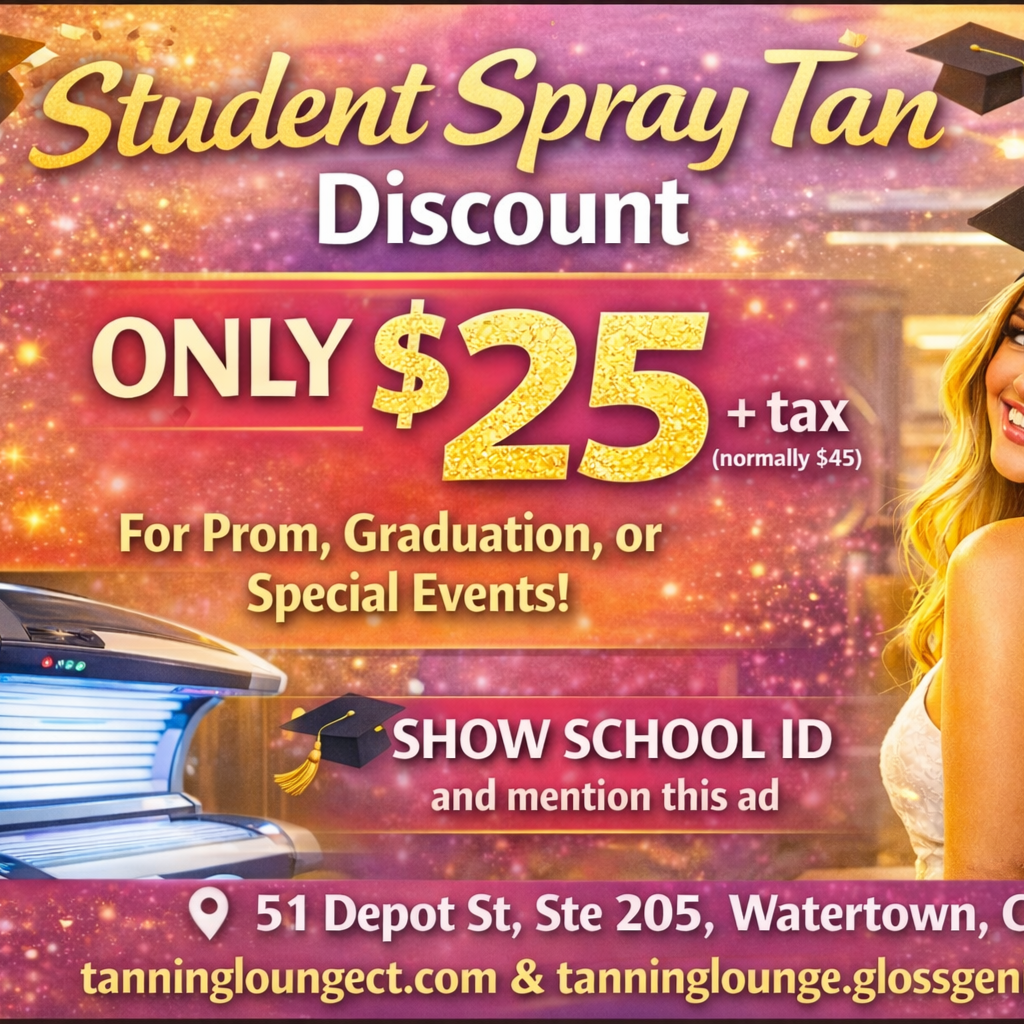 Student Airbrush Spray Tanning at Tanning Lounge LLC in Watertown, CT